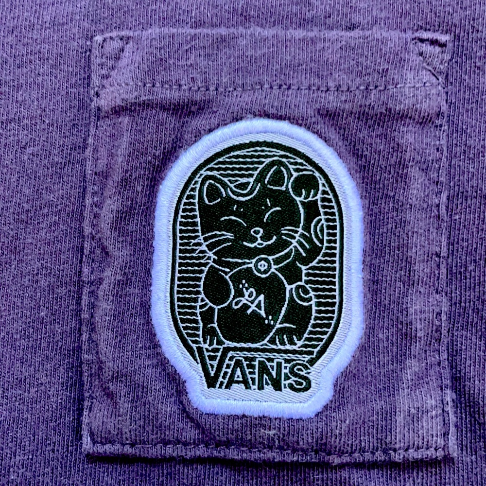 VANS kids purple t-shirt